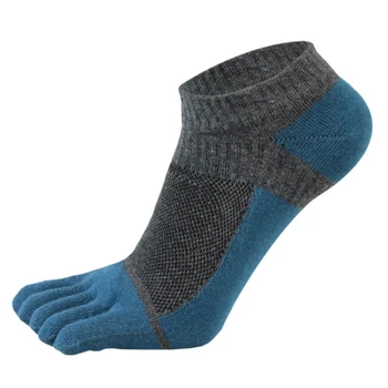 1 пара спортивных носков, мужские тонкие носки с пятью пальцами, Короткая сетчатая строчка, цветные носки с пятью пальцами