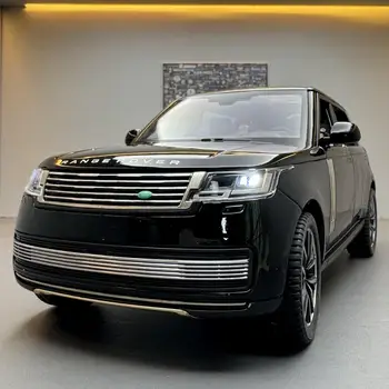 Высокая симуляция 1:24 Range Rover SV 2022 Внедорожники со Звуком и светом Игрушечный Автомобиль, Отлитый под давлением Автомобиль, Игрушки, Модель Украшения дома