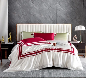 Высококачественные роскошные постельные принадлежности, Мягкие 100% Шелковые простыни Mllberry Оптом 25 мм