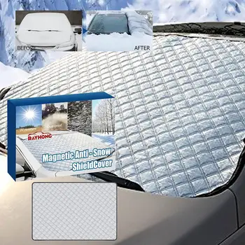 Магнитное покрытие переднего ветрового стекла автомобиля, защита от снега и льда, Водонепроницаемый пылезащитный козырек от солнца, автомобильные аксессуары