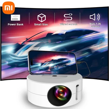 Мини-проектор Xiaomi YT200 Wifi медиаплеер для домашнего кинотеатра Cinema Video Tv HD 1080P Экран кинопроектора 4K для Iphone Android