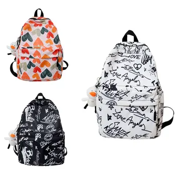 Рюкзаки большой емкости, модный женский рюкзак с граффити, повседневные школьные сумки для студенток колледжа для девочек-подростков Mochila