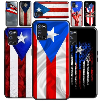 Флаг Пуэрто-Рико для OPPO A5 A9 A31 A53 A53S Чехол для OPPO A54 A74 A94 A3S A5S A15 A83 A91 A52 A72 Чехол