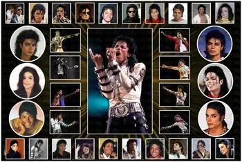 Шелковый плакат с принтом художественного фильма Майкла Джексона для декора стен дома 24x36 дюймов